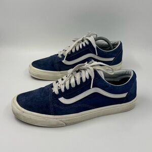Vans Men's Blue Suede Sneakers old skool size 10.5